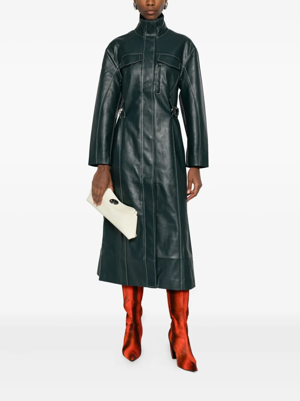Stine Goya contrast-stitch coat | Trench Coats & Raincoats | Image 2