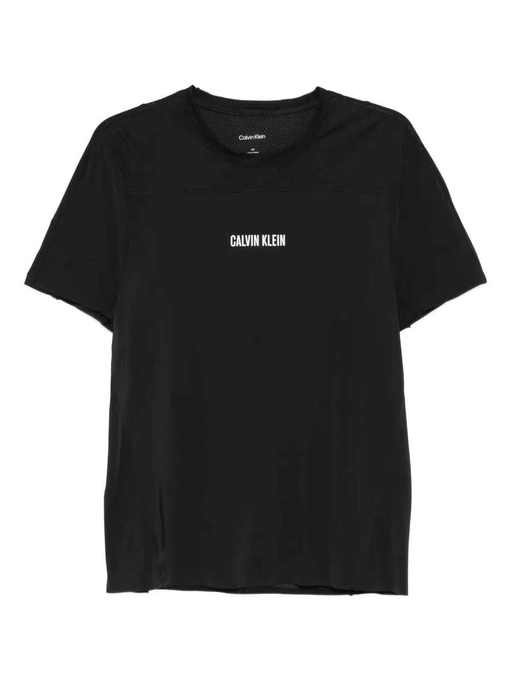 Calvin Klein playera con panel de malla | negro | Image 1