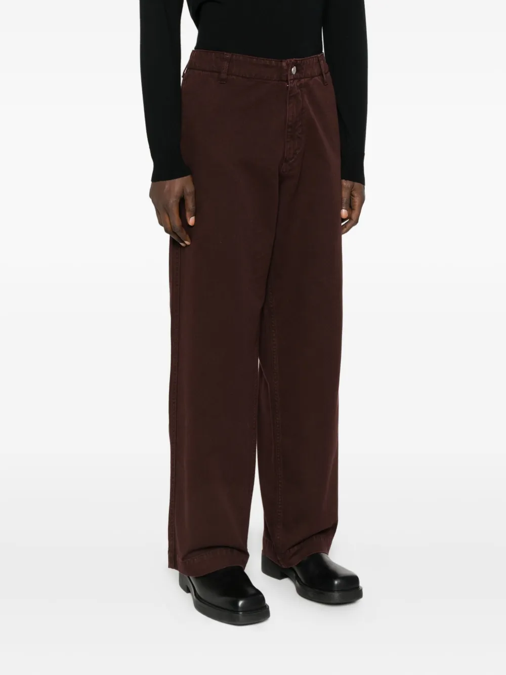 Emporio Armani Straight broek Bruin
