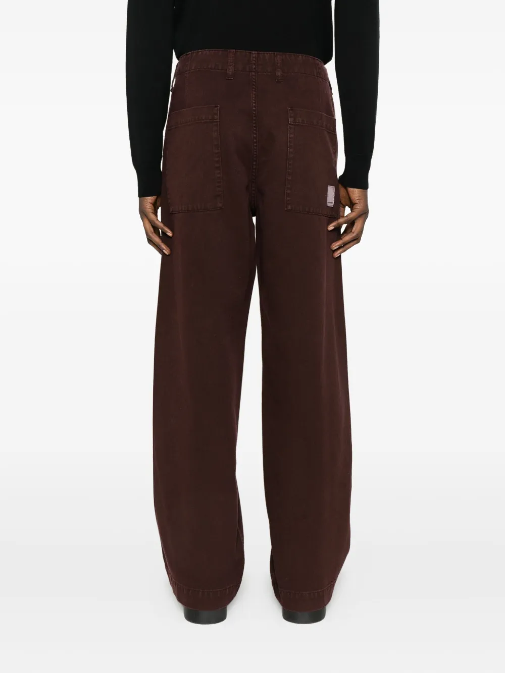 Emporio Armani Straight broek Bruin