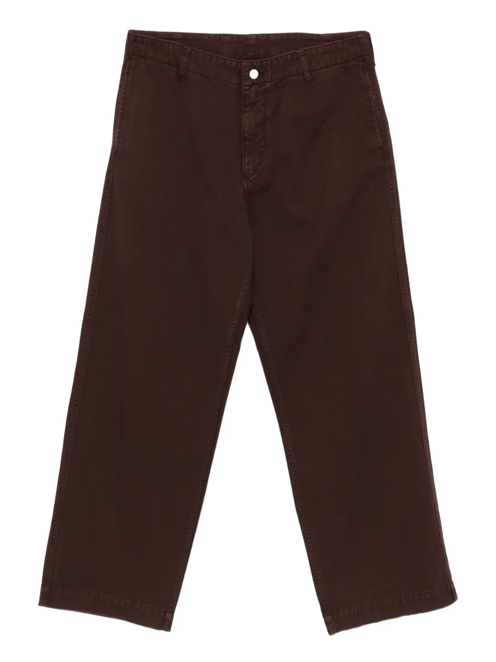 Emporio Armani straight-leg trousers | Brown | Image 1