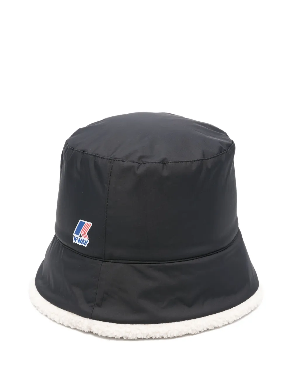 K-way Logo Trim Hat In Black