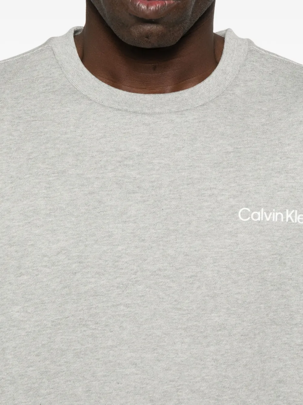 Calvin Klein Sweater met ronde hals Grijs