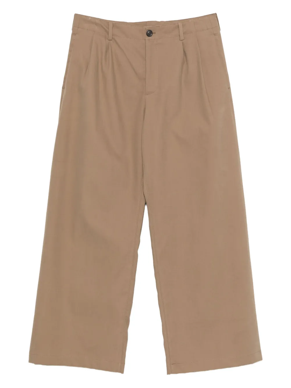 OUR LEGACY pleated cotton trousers | Neutrals | Image 1