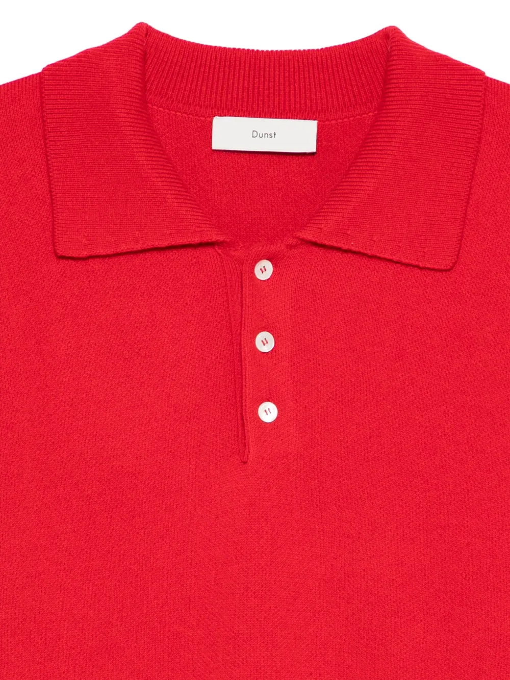 Dunst Cashmere Polo Shirt In Red