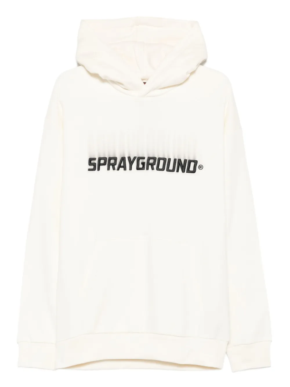 Sprayground logo-embroidered hoodie | White | Image 1