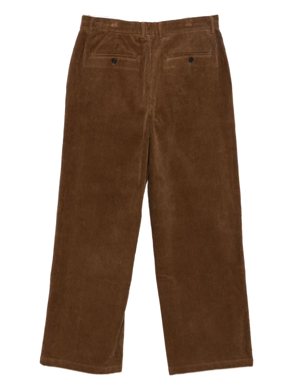 Dunst Corduroy Straight-leg Trousers In Brown