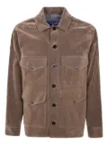 Junya Watanabe MAN panelled plaid shirt jacket - Neutrals