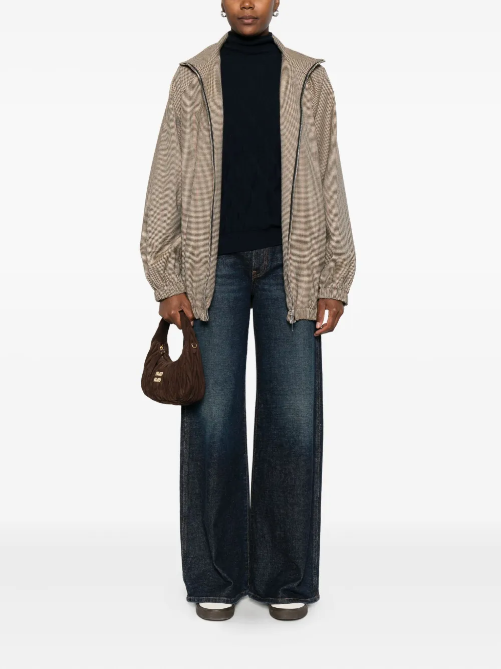 Emporio Armani cable-knit turtleneck sweater | Knitted Sweaters | Image 2