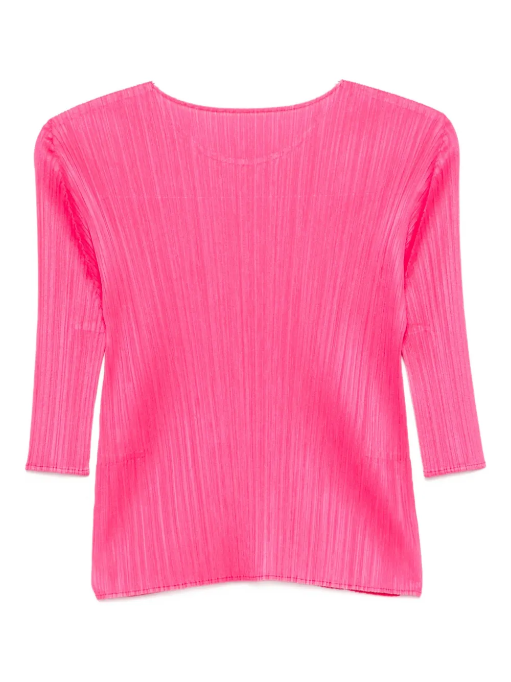 Pleats Please Issey Miyake pleated three-quarter sleeve t-shirt | T-Shirts & Jersey Shirts | Image 2