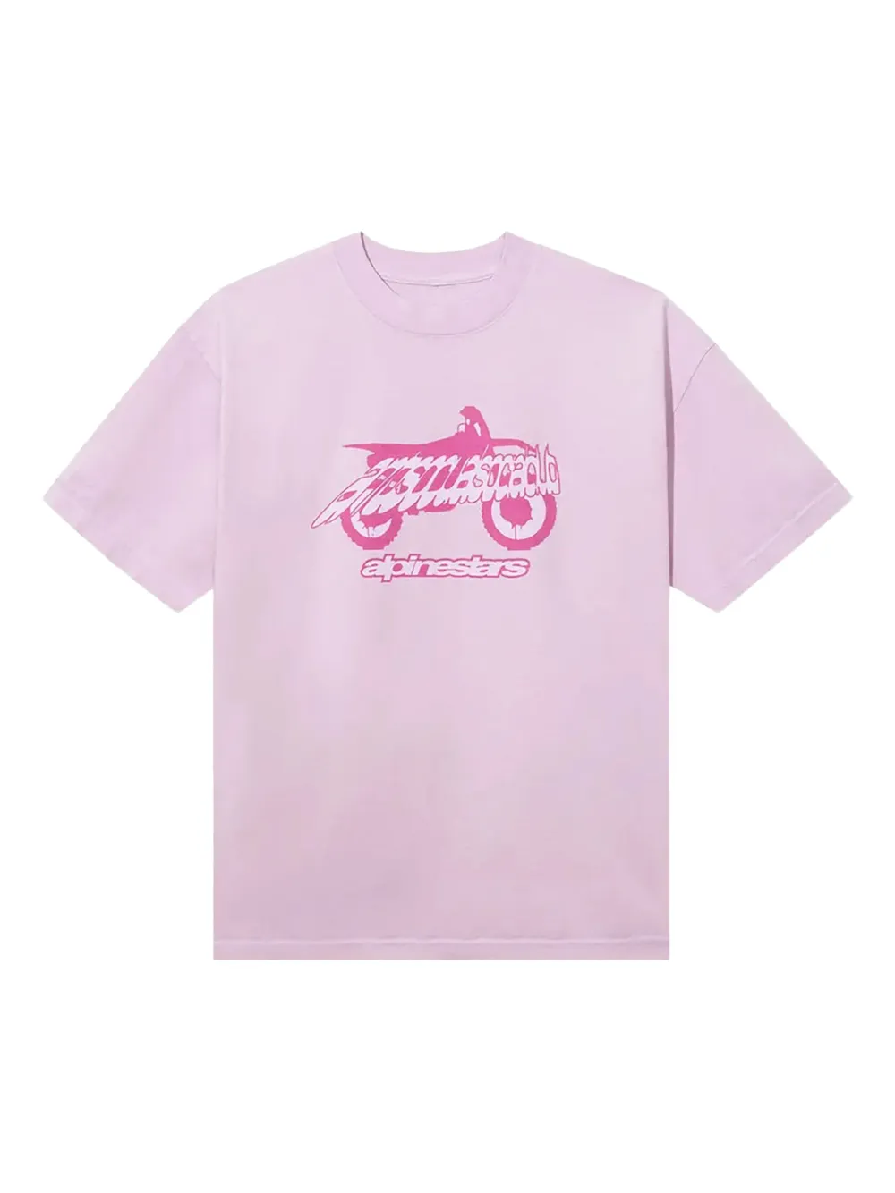Anti Social Social Club Alpine Stars Moto Tシャツ - ピンク Anti Social Social Club Alpine Stars Moto Tシャツ - ピンク