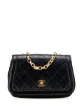 CHANEL Pre-Owned 2014 CC Quilted Lambskin Bijoux Chain Curved Full Flap crossbody bag - Black