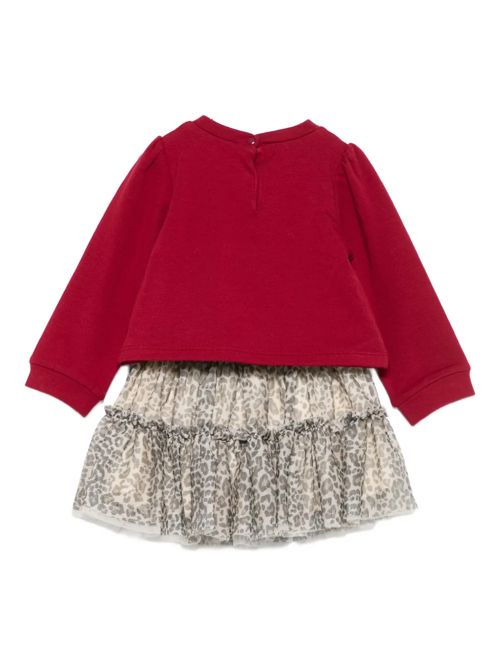 LIU JO ruffled leopard-print skirt set - Bruin