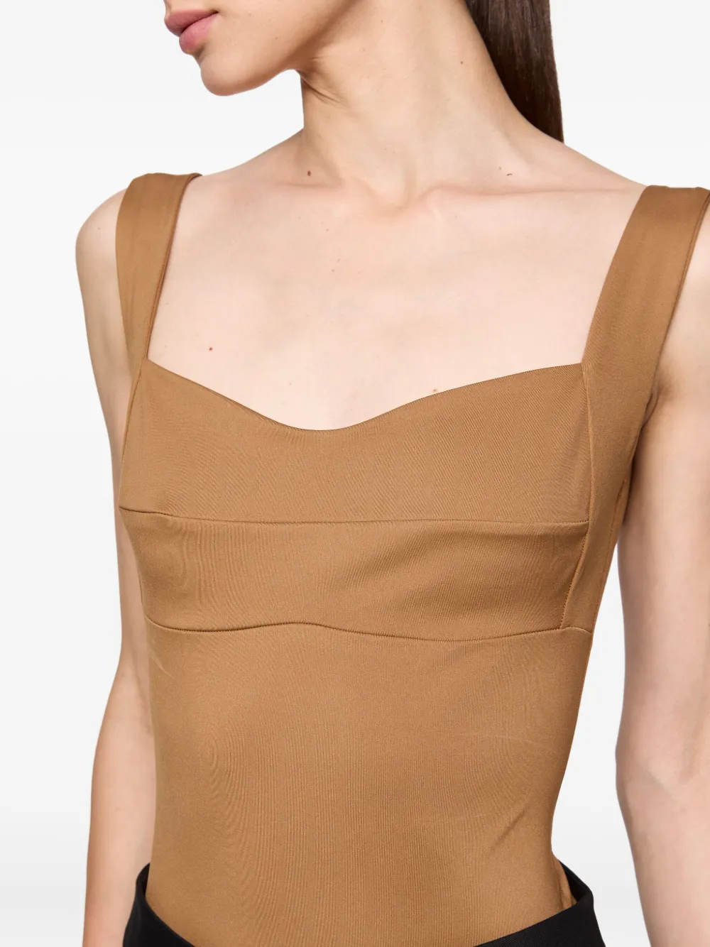 Atu Body Couture Body met sweetheart hals Bruin
