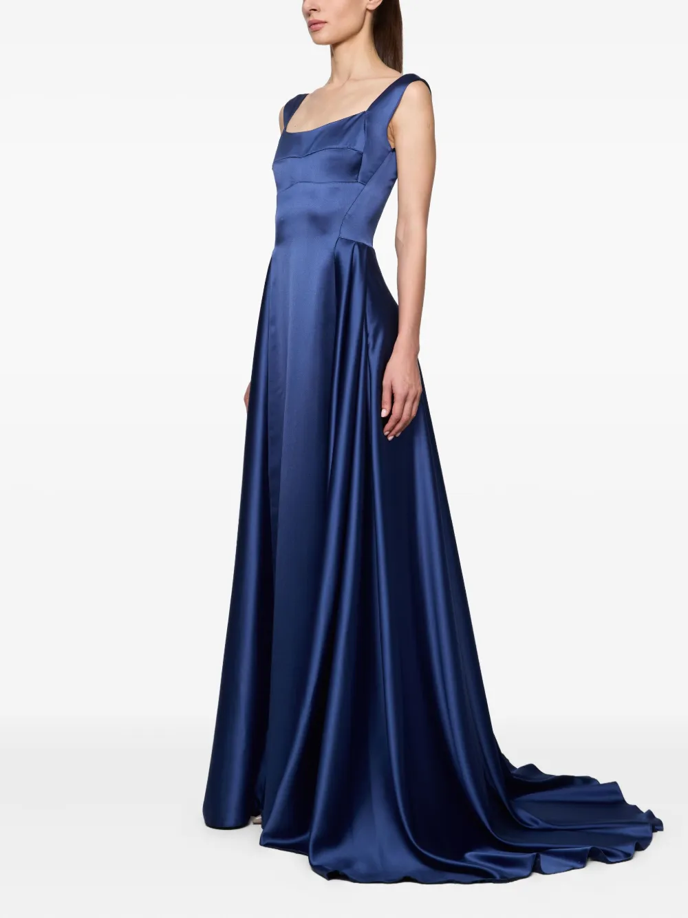 Atu Body Couture square-neck satin dress | Evening Dresses | Image 2