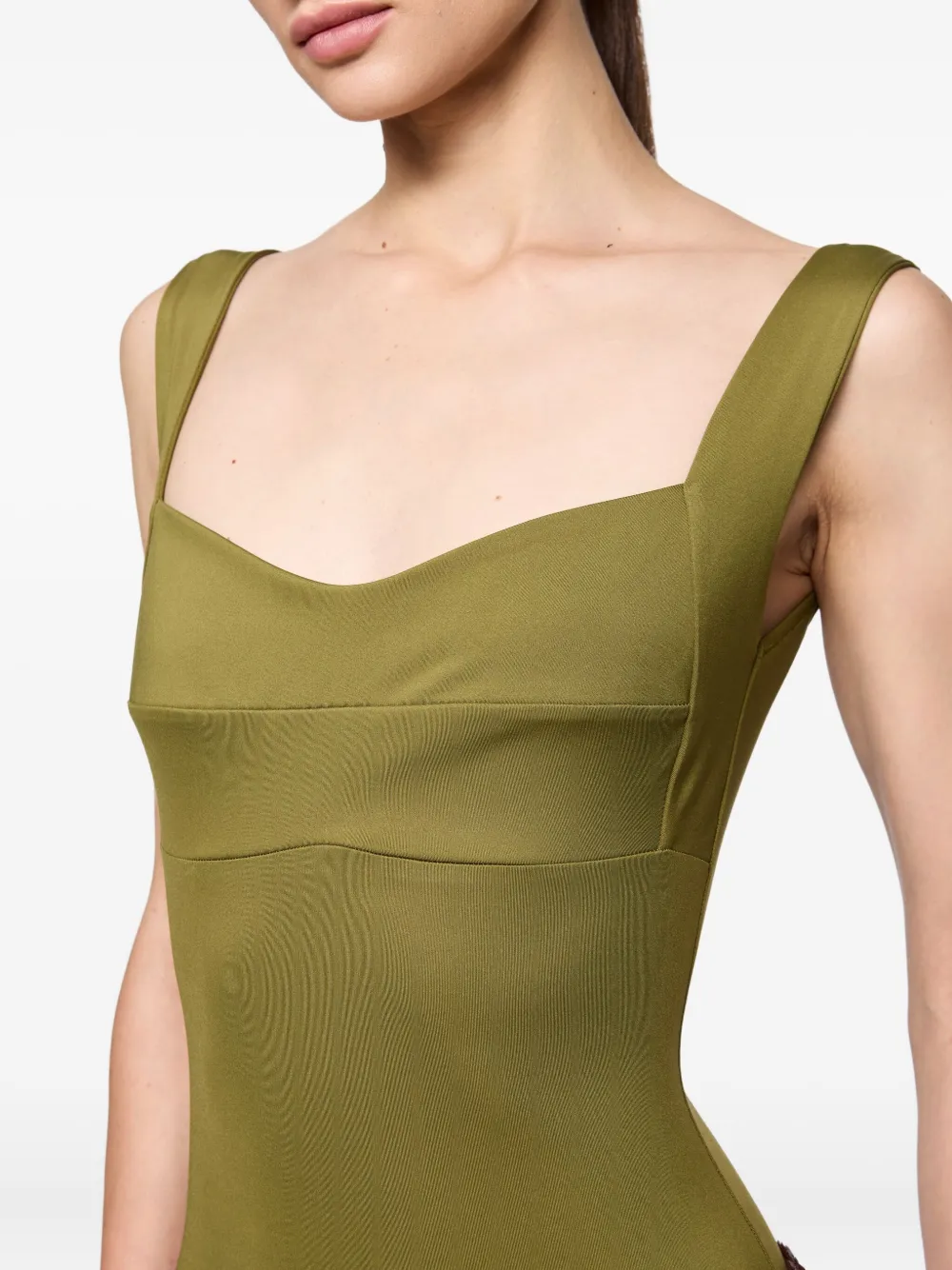 Atu Body Couture Corset-style Bodysuit In Multi