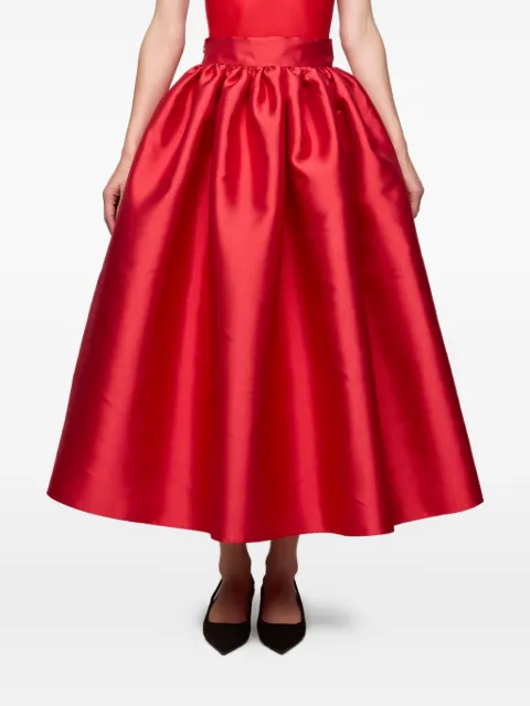 Atu Body Couture gathered satin skirt