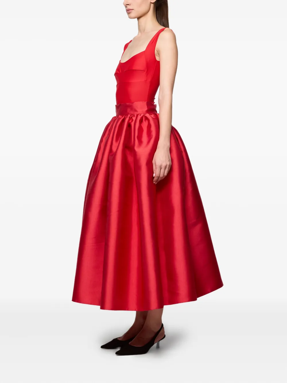 Atu Body Couture gathered satin skirt | A-Line Skirts | Image 2