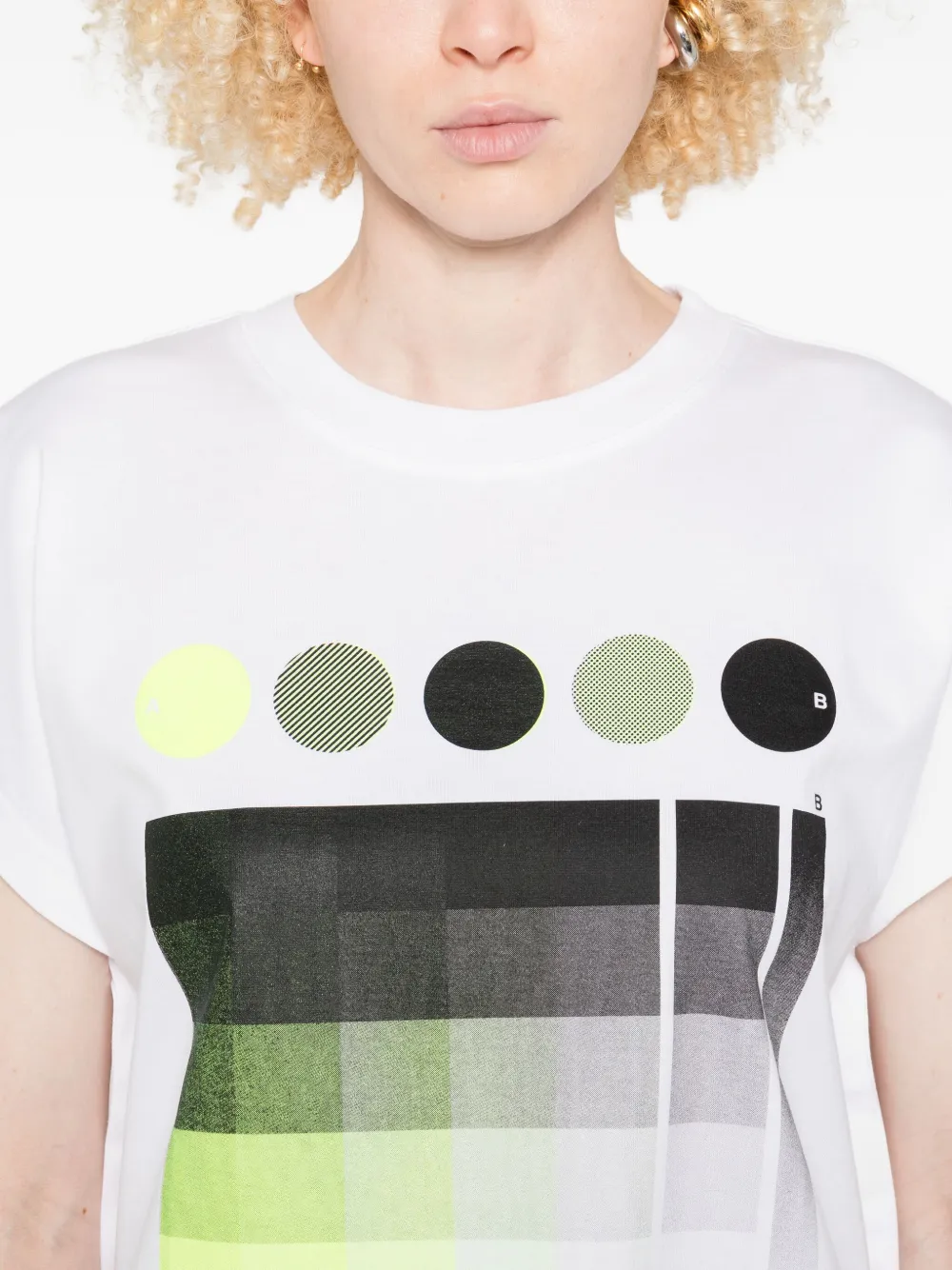 Issey Miyake Graphic-print T-shirt In White