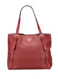 Prada Pre-Owned 2000-2025 Vitello Daino Shopping tote bag - Red
