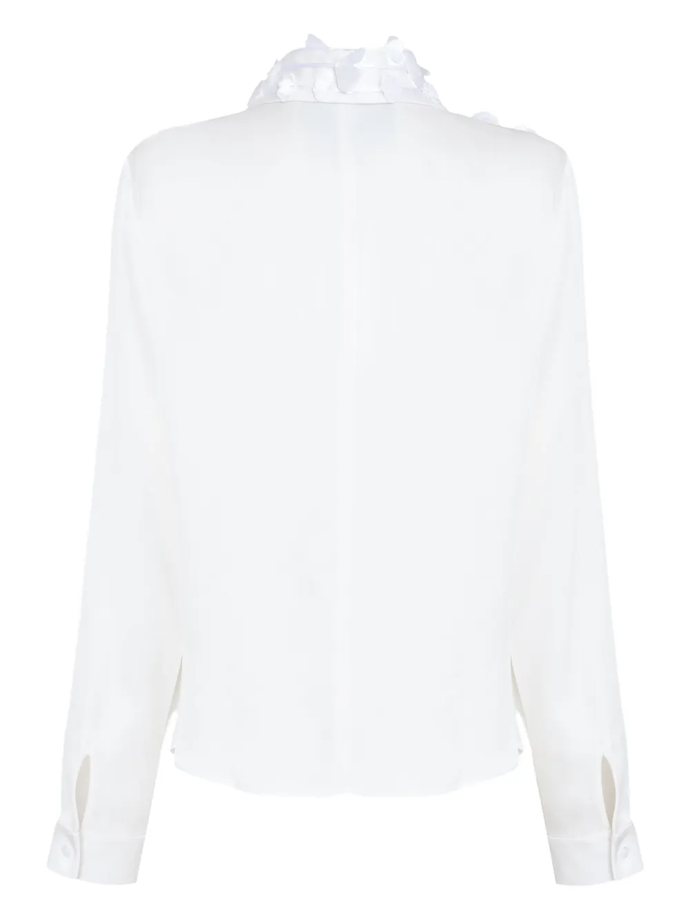 Gloria Coelho Blouse verfraaid met bloemen - Wit