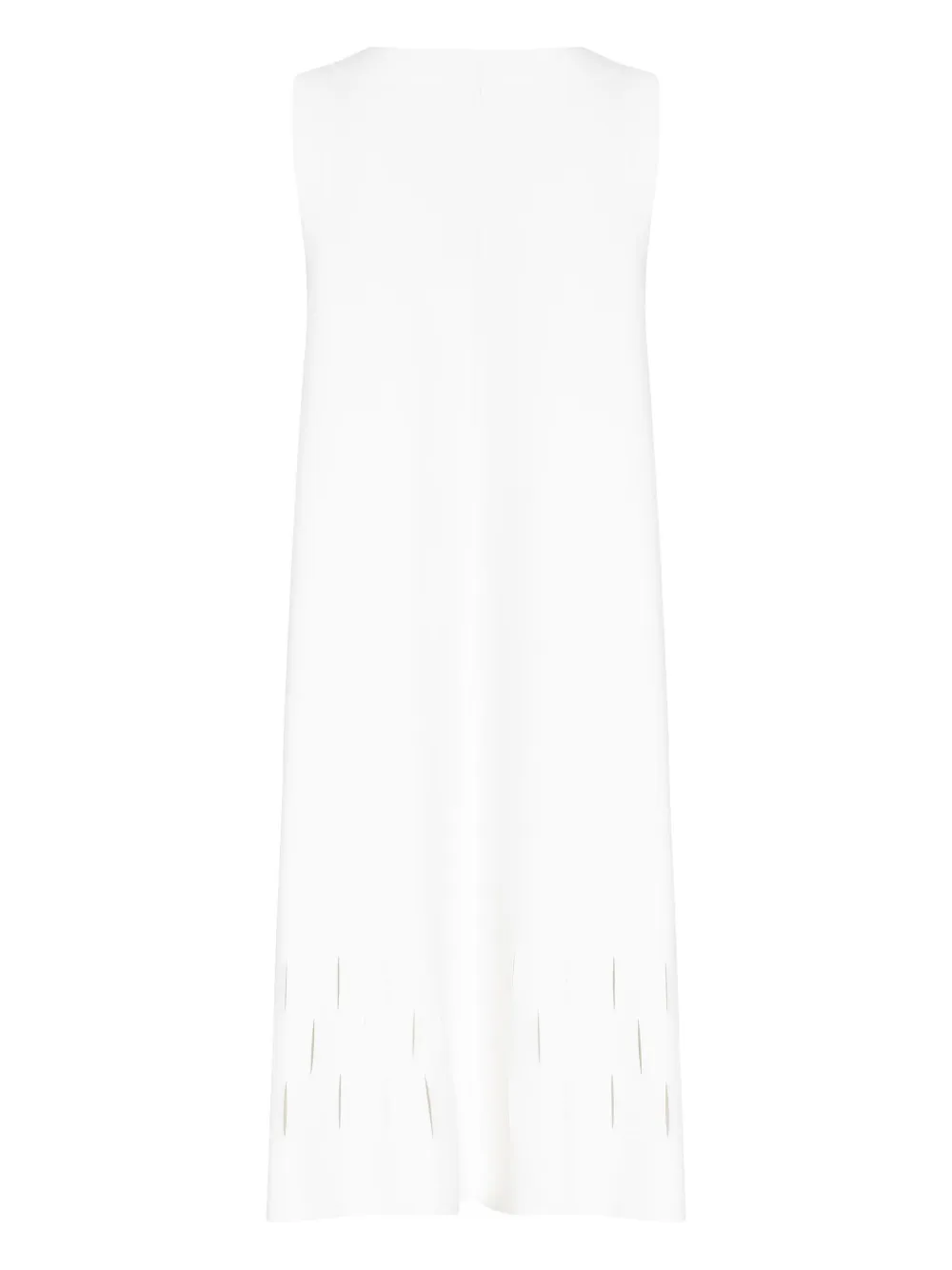 Gloria Coelho Mouwloze jurk met uitgesneden details - Wit