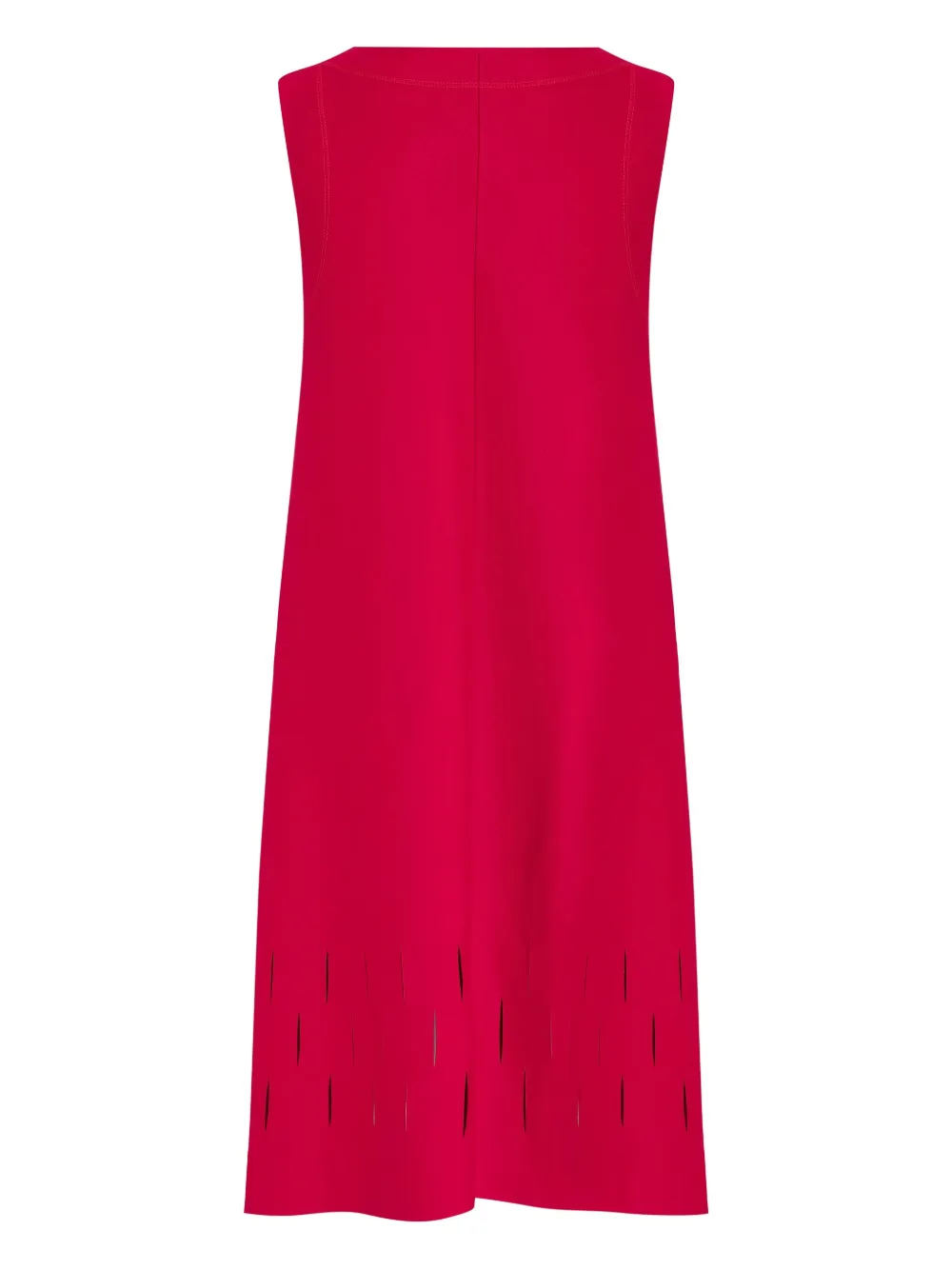 Gloria Coelho Mouwloze jurk met uitgesneden details - Rood