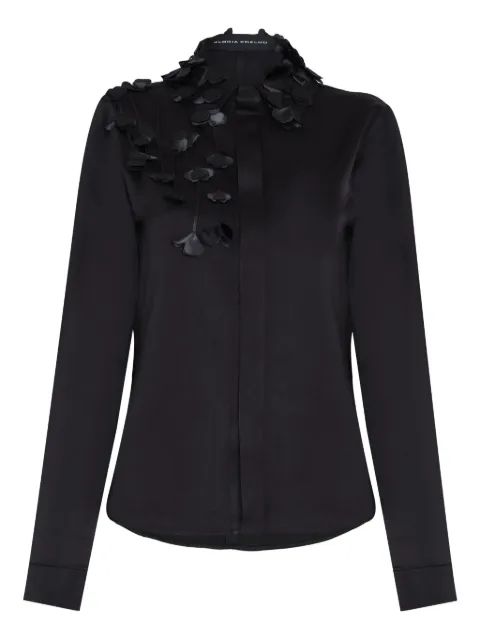 Gloria Coelho playera con detalles florales