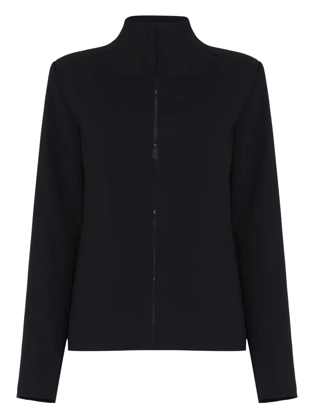 Gloria Coelho Cardigan a collo alto - Nero
