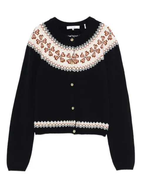 FRAME fair isle-knit cashmere cardigan 