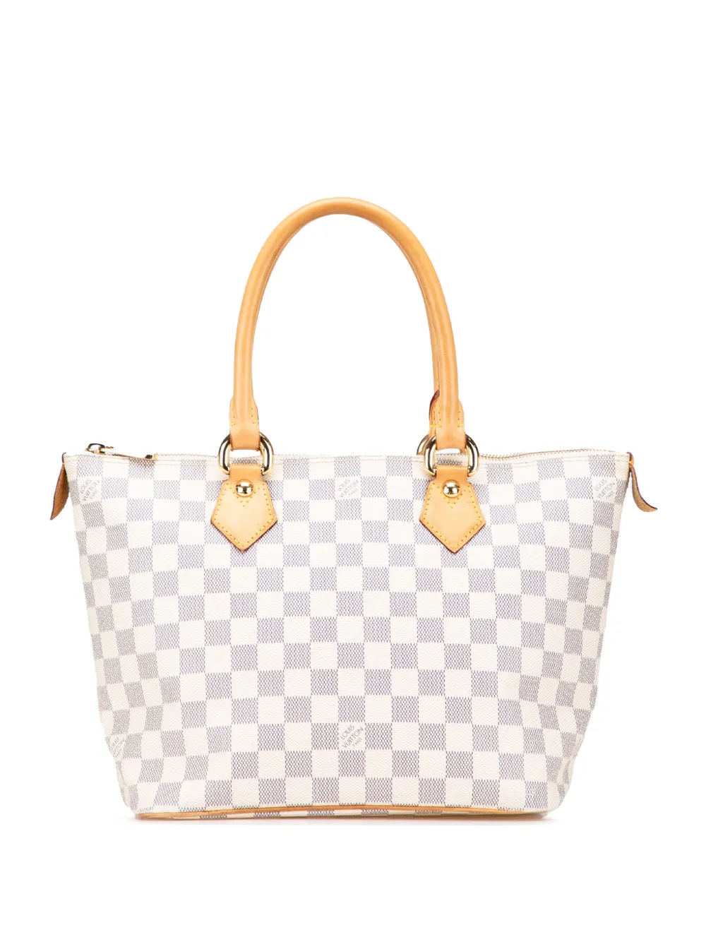 Louis Vuitton Pre-Owned 2007 ダミエ アズール サレヤ PM ハンドバッグ - ホワイト Louis Vuitton Pre-Owned 2007 ダミエ アズール サレヤ PM ハンドバッグ - ホワイト