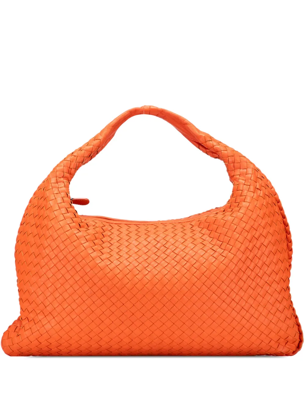 Bottega Veneta Pre-Owned 2012-2025 Medium Nappa Intrecciato Veneta hobo bag | Orange | Image 1