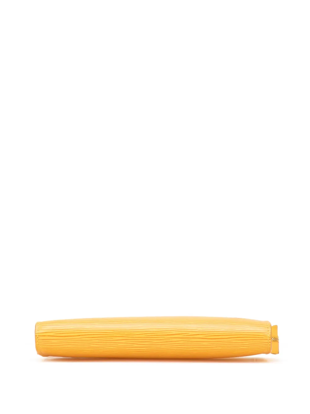 Pre-owned Louis Vuitton 1999 Epi Pochette Accessoires Shoulder Bag In Yellow