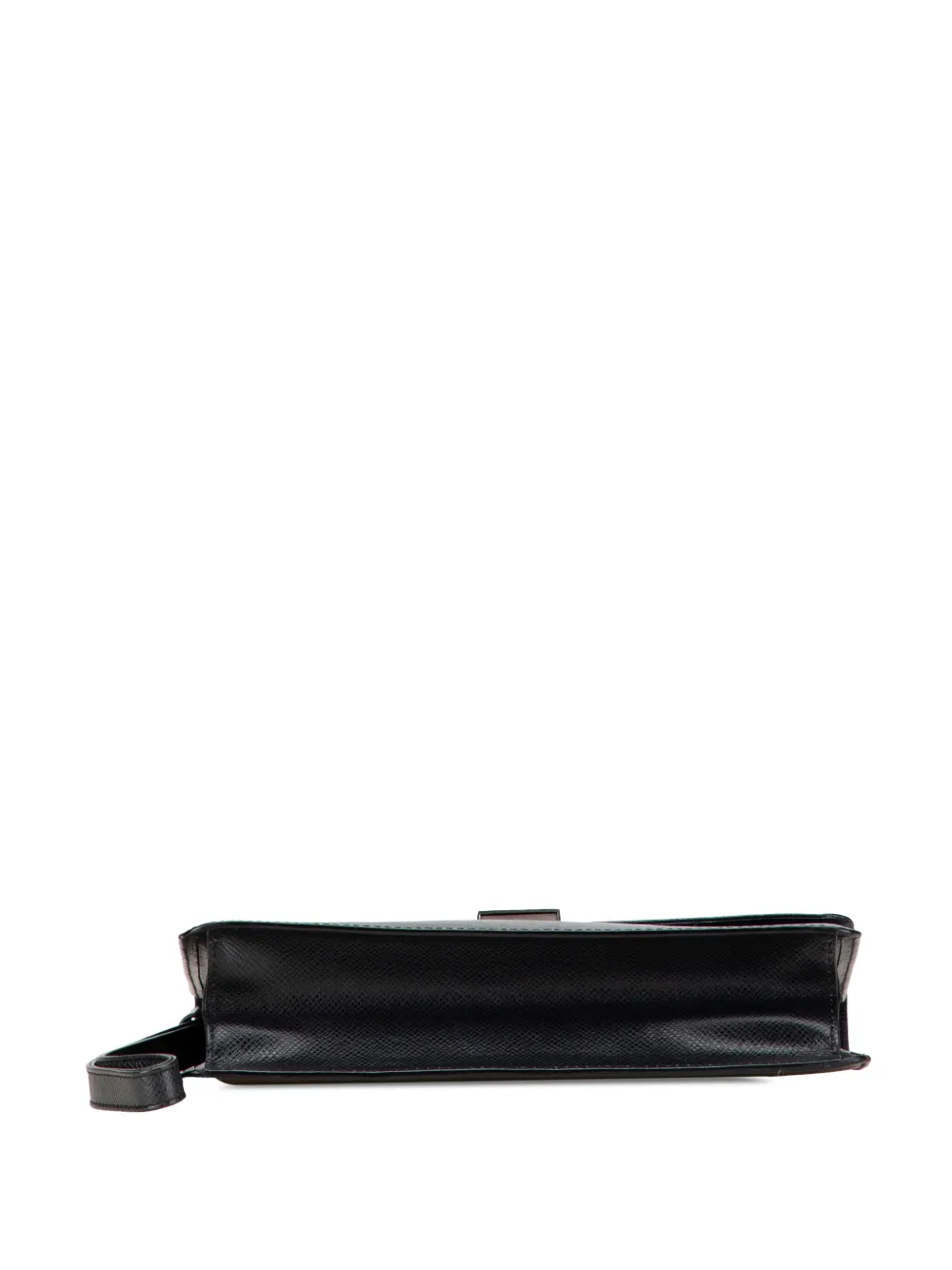 Pre-owned Louis Vuitton 2002 Taiga Selenga Clutch Bag In Black