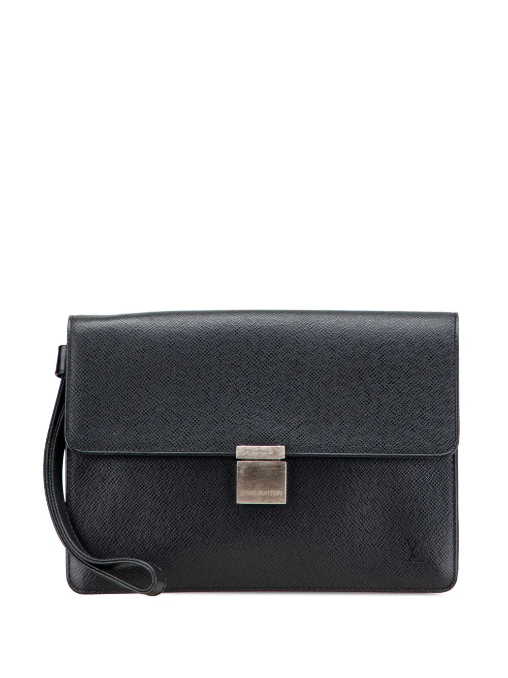 Louis Vuitton Pre-Owned 2002 Taiga Selenga clutch bag | Black | Image 1