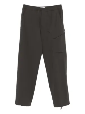 Stone Island Wrinkled Corduroy straight-leg Trousers | Green