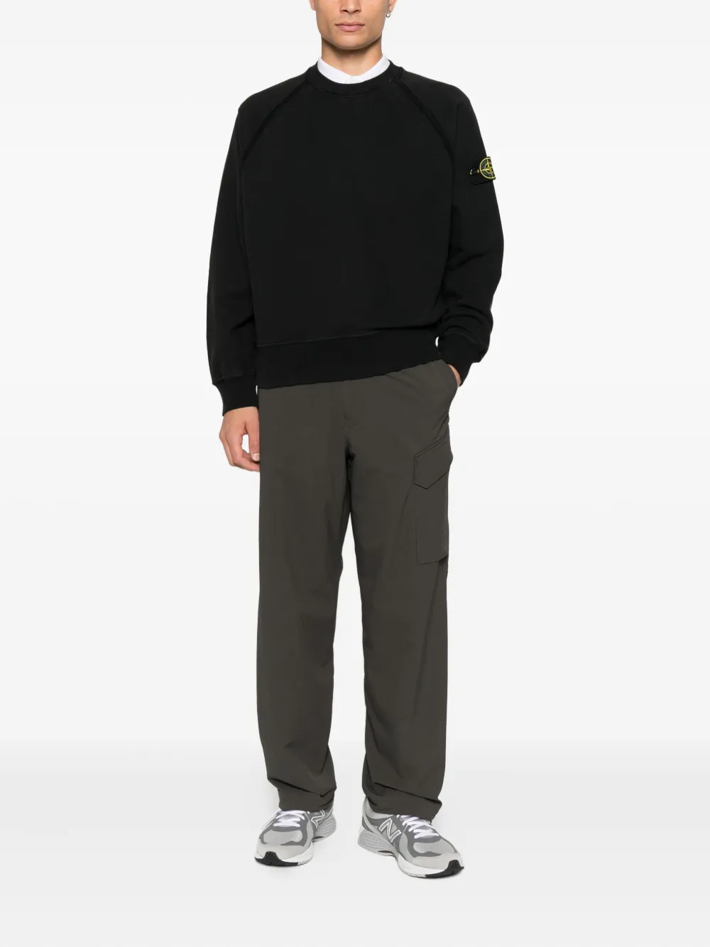 Stone Island elastic-waistband trousers | Regular-Fit & Straight Leg Pants | Image 2