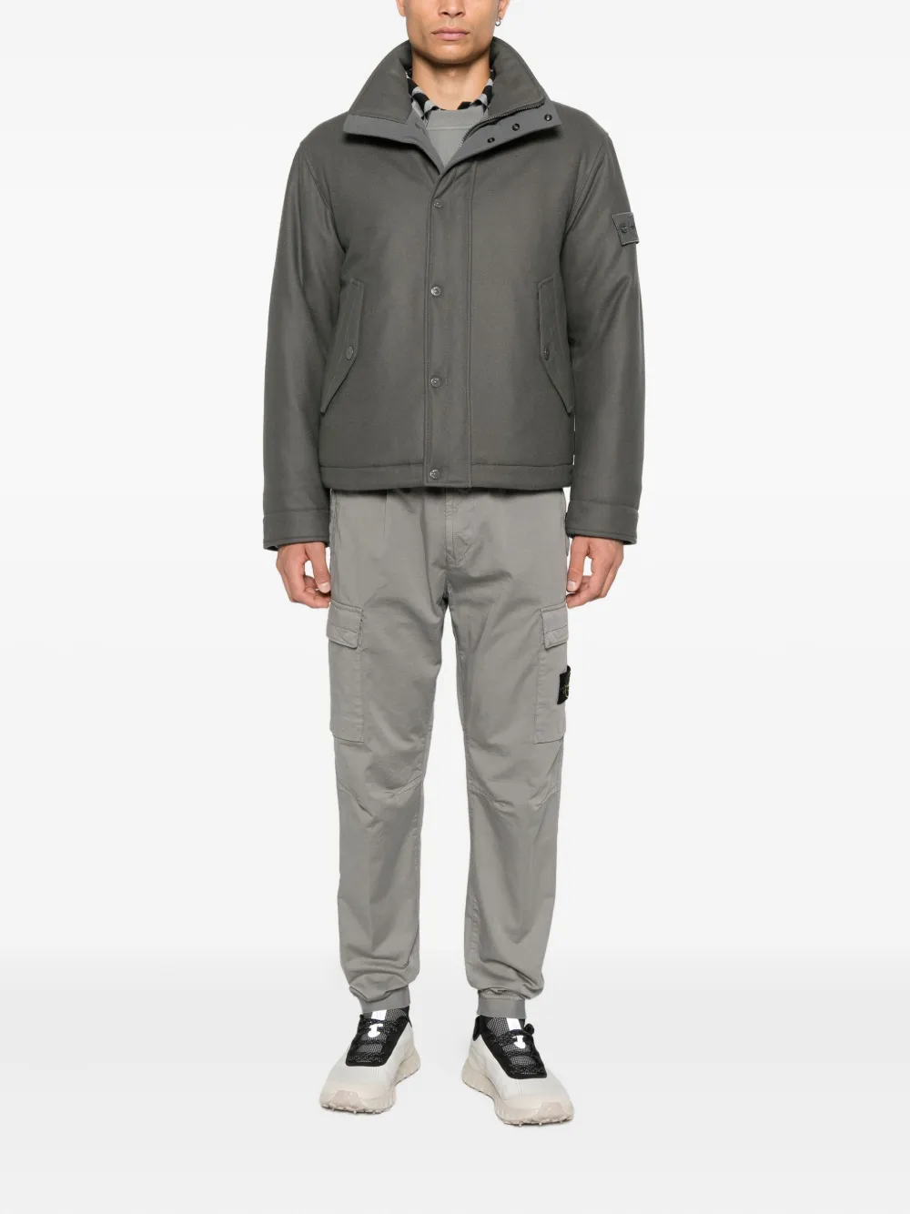 Stone Island Ghost flannel jacket | Padded & Down Jackets | Image 2