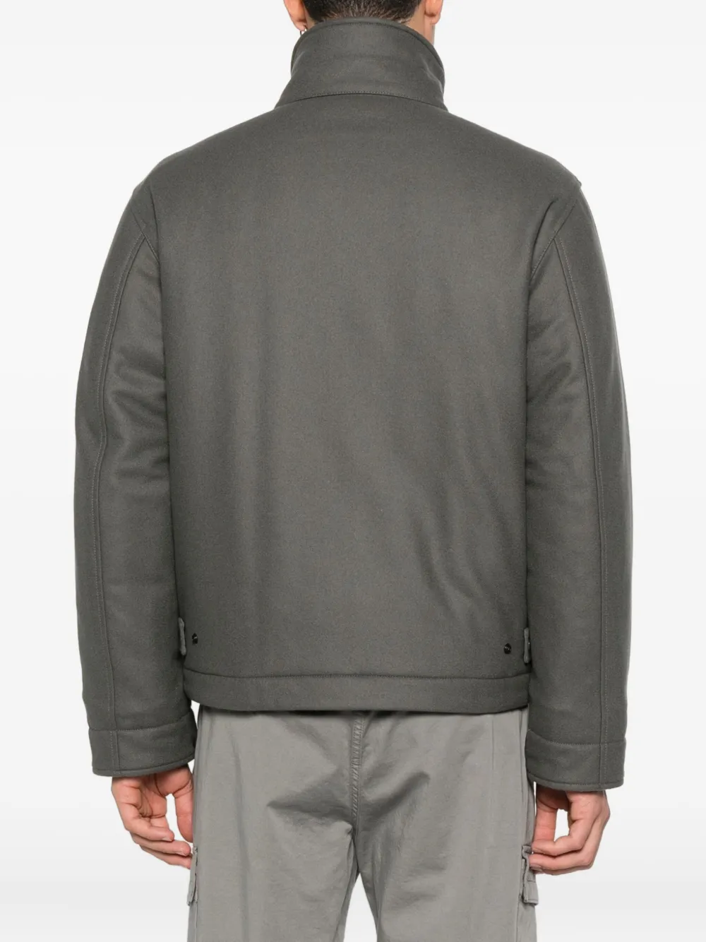 Stone Island Ghost flanellen jack Grijs