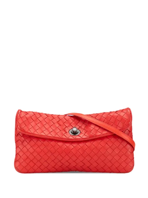 Bottega Veneta Pre-Owned 2012-2025 Mini Nappa Intrecciato Turn Lock crossbody bag