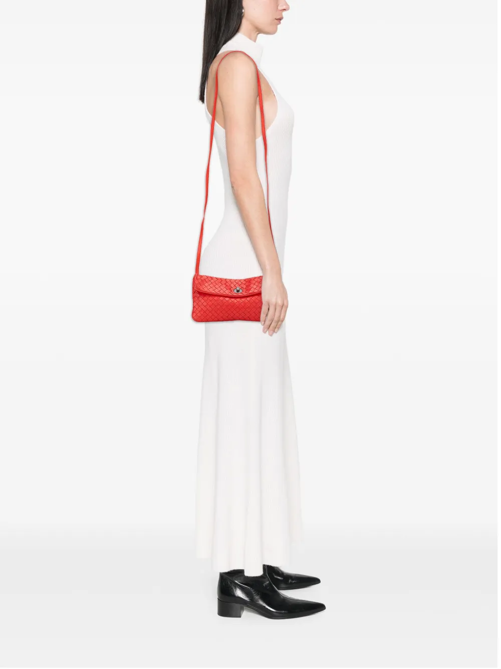 Bottega Veneta Pre-Owned 2012-2025 Mini Nappa Intrecciato Turn Lock crossbody bag | Pre-Owned | Image 2