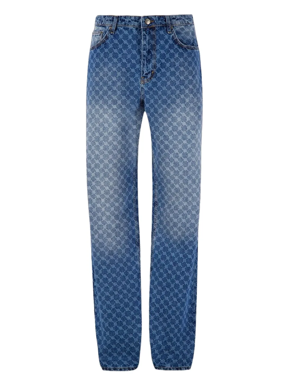 Daily Paper Monogram Jeans In Blue