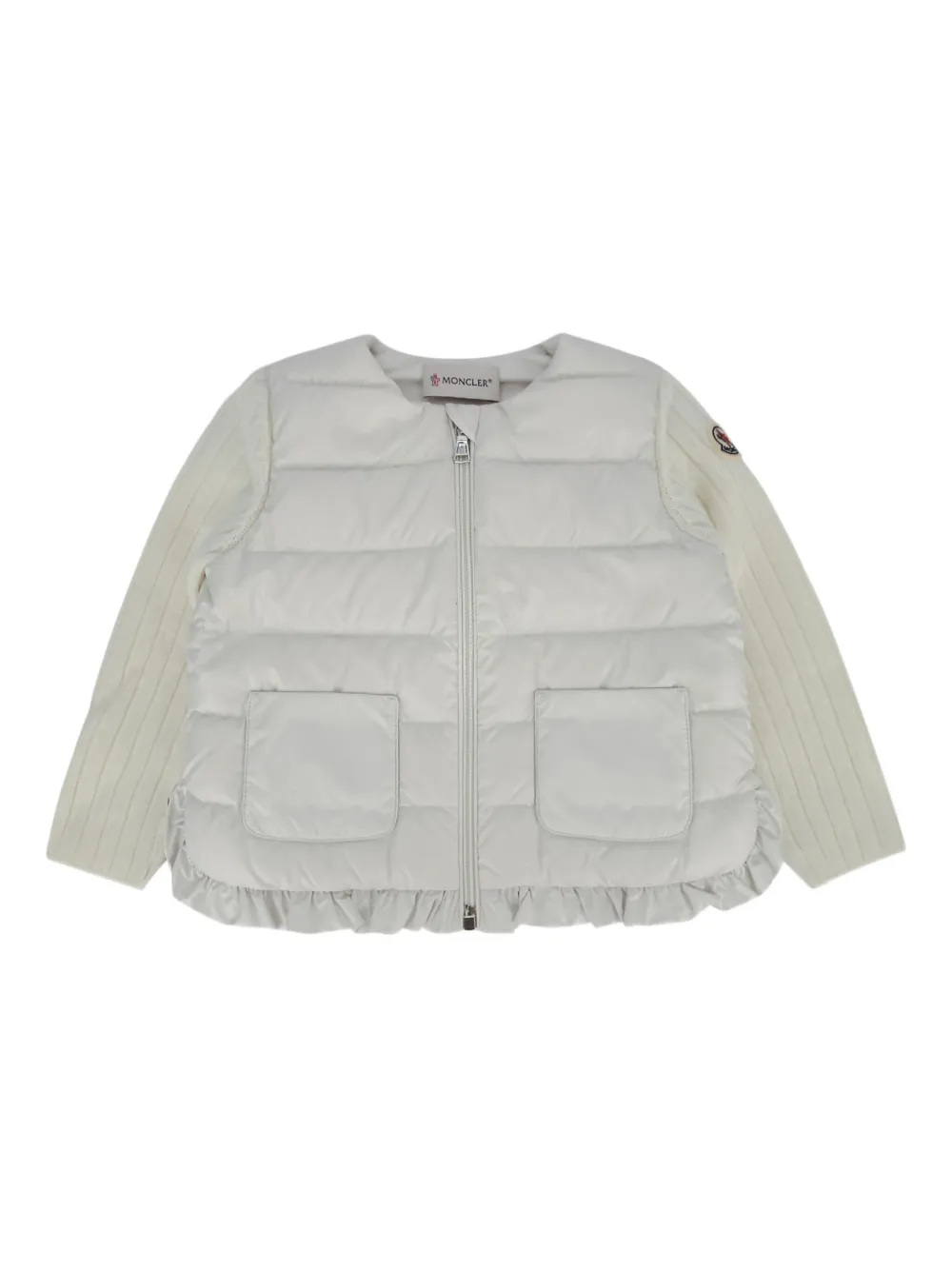 Moncler Enfant quilted cardigan | White | Image 1