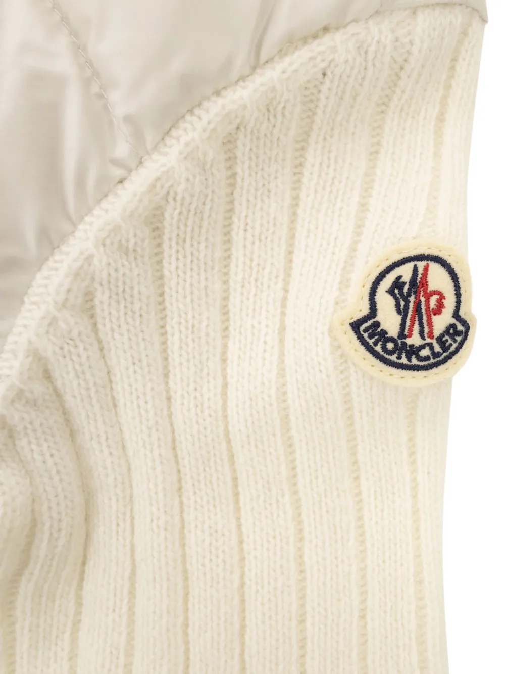  Moncler Enfant Quilted Cardigan - White 