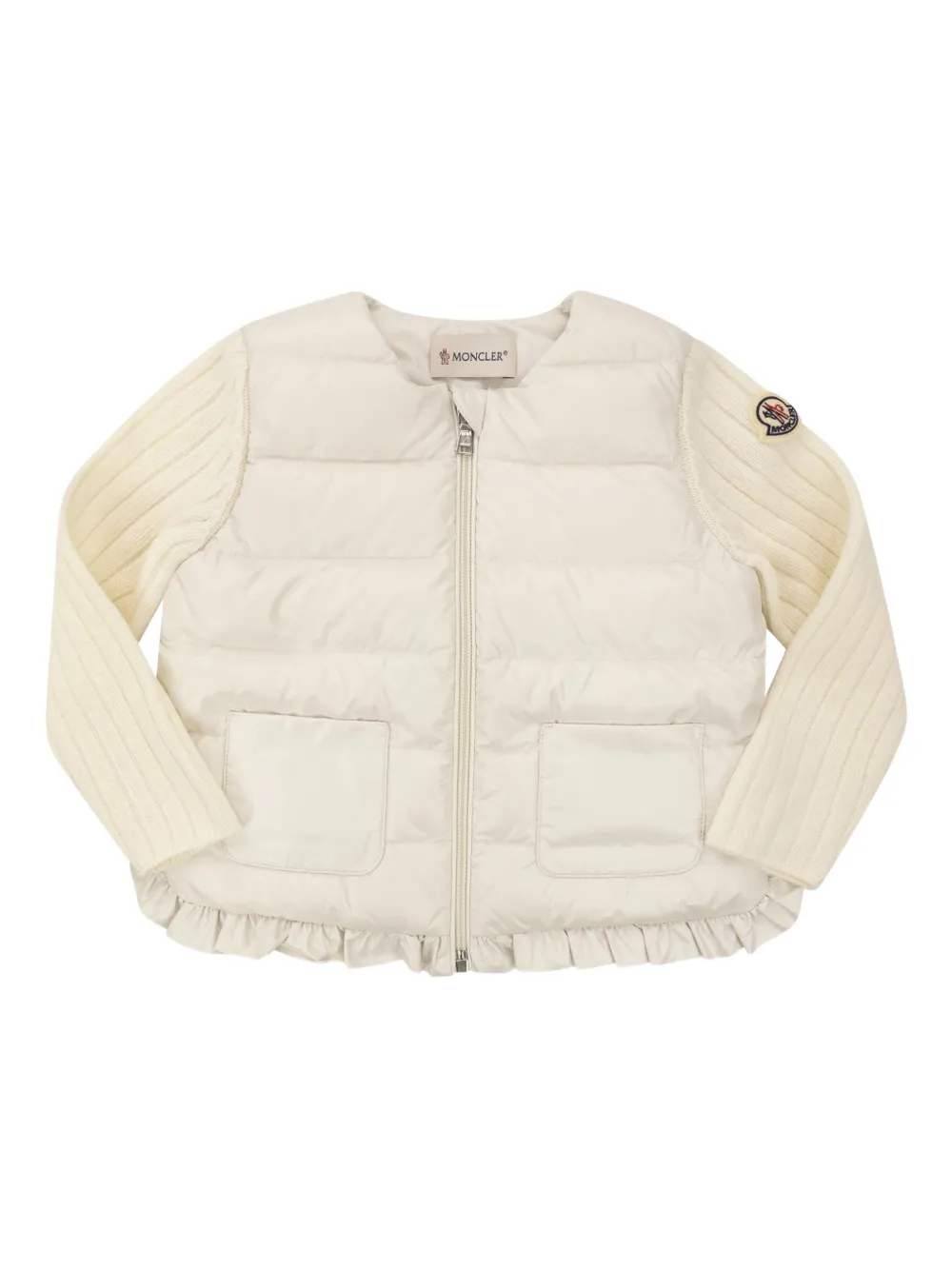 Moncler Enfant Gewatteerd vest Wit