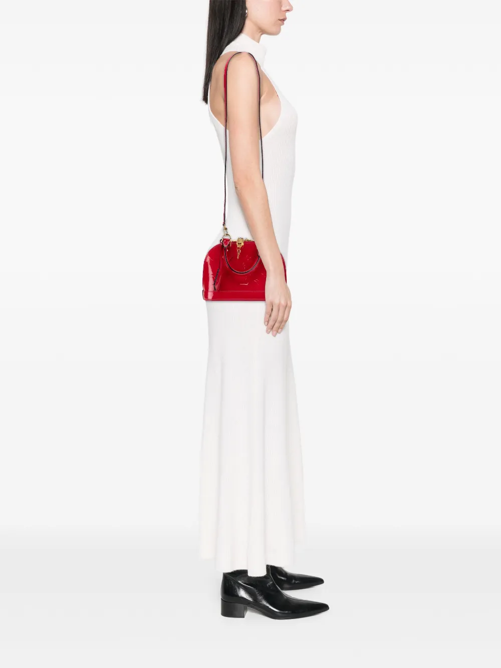 Louis Vuitton Pre-Owned 2013 Monogram Vernis Alma BB satchel | Pre-Owned | Image 2