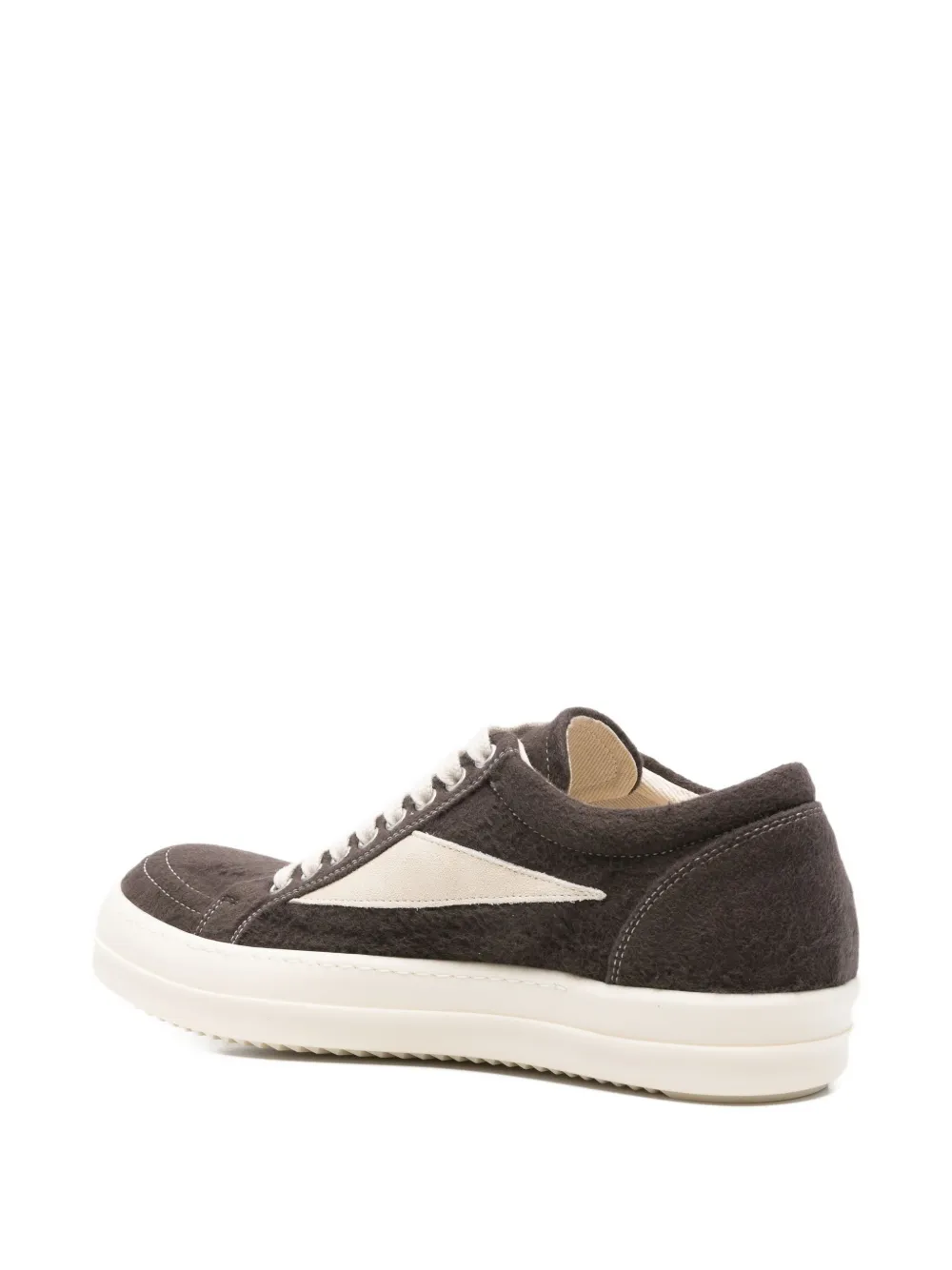 Rick Owens DRKSHDW Porterville panelled lace-up sneakers Bruin