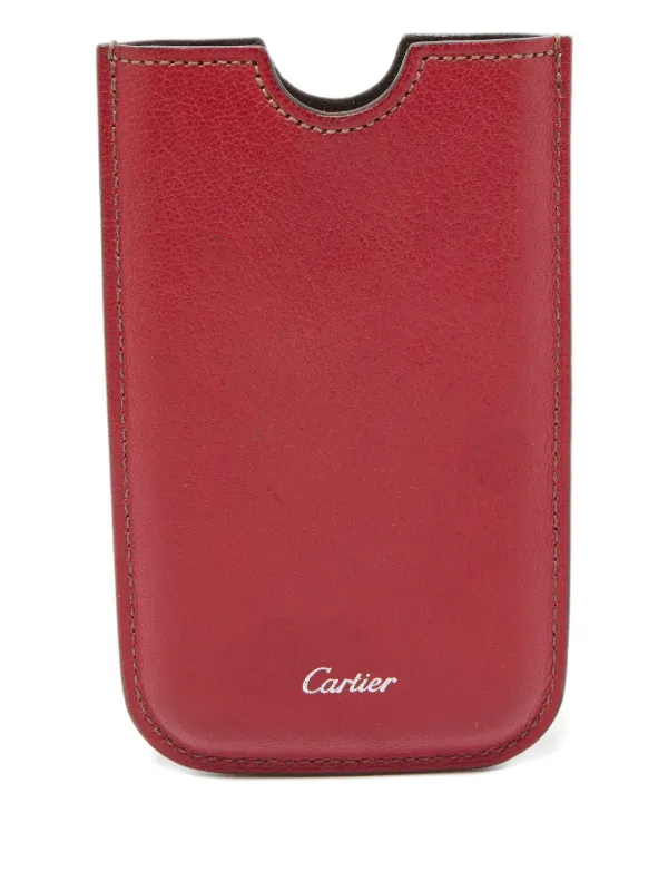 Cartier レザー iPhone ケース | ピンク | FARFETCH JP