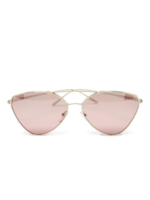 Prada Pre-Owned geometric-frame sunglasses