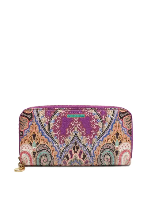 Etro Pre-Owned cartera con estampado de cachemira